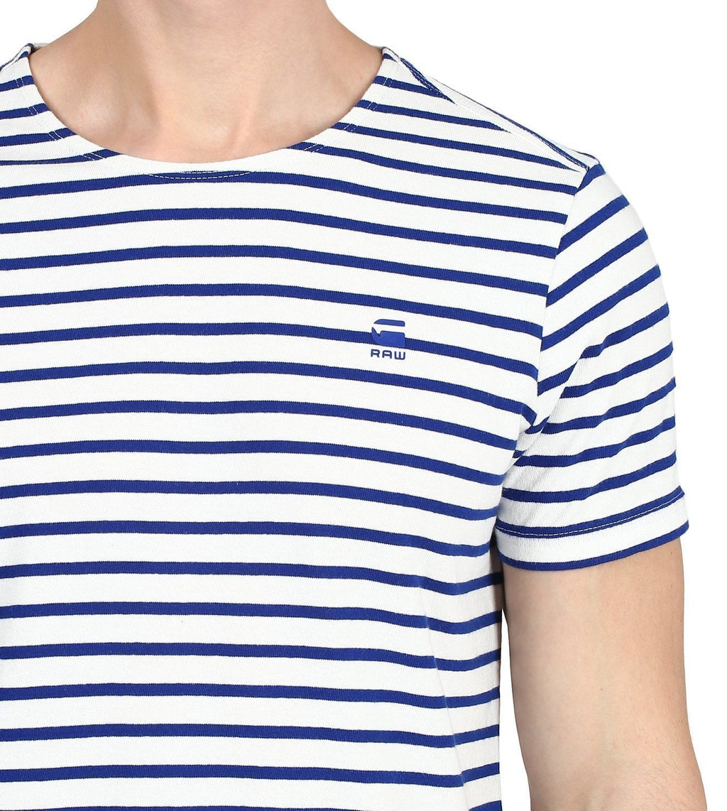 G-STAR RAW T-SHIRT SLIM FIT ROUND NECK | WHITE