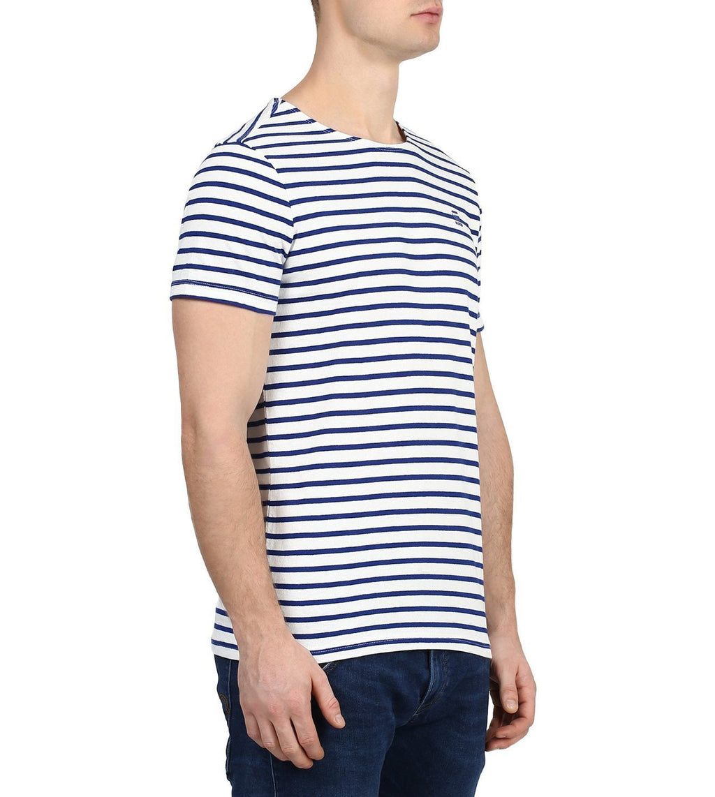 G-STAR RAW T-SHIRT SLIM FIT ROUND NECK | WHITE
