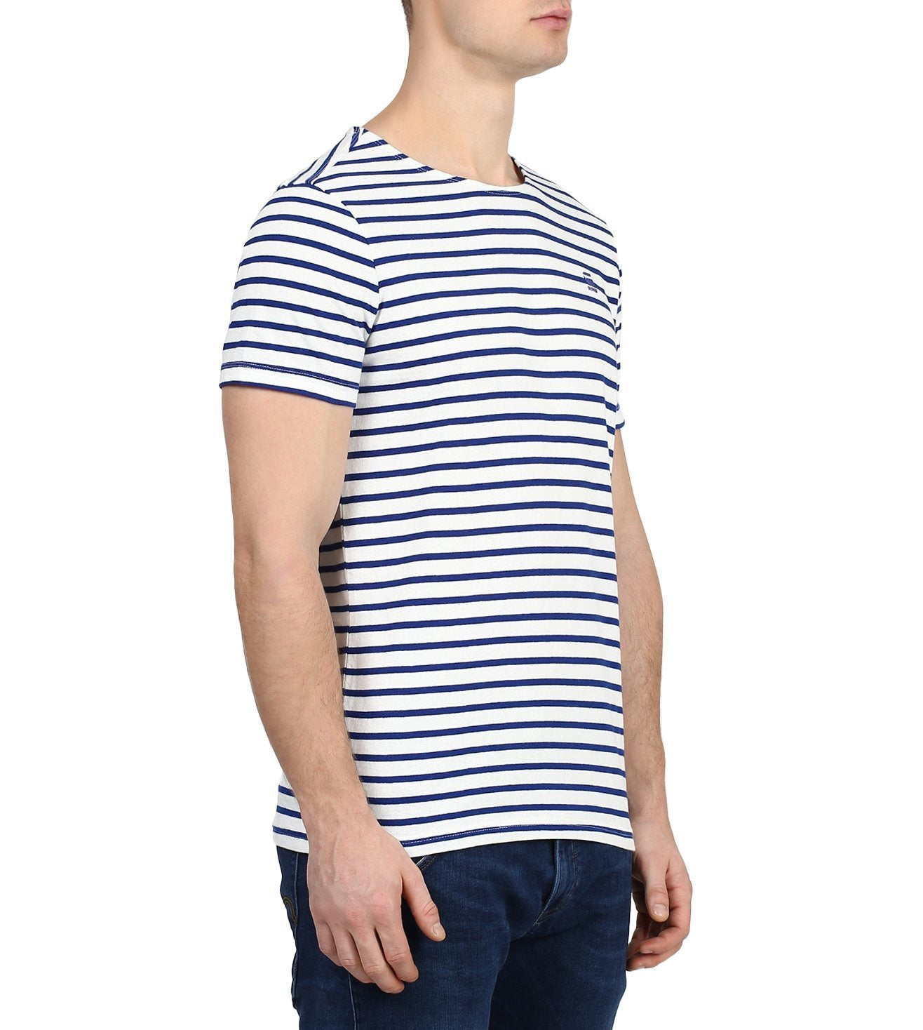 G-STAR RAW T-SHIRT SLIM FIT ROUND NECK | WHITE