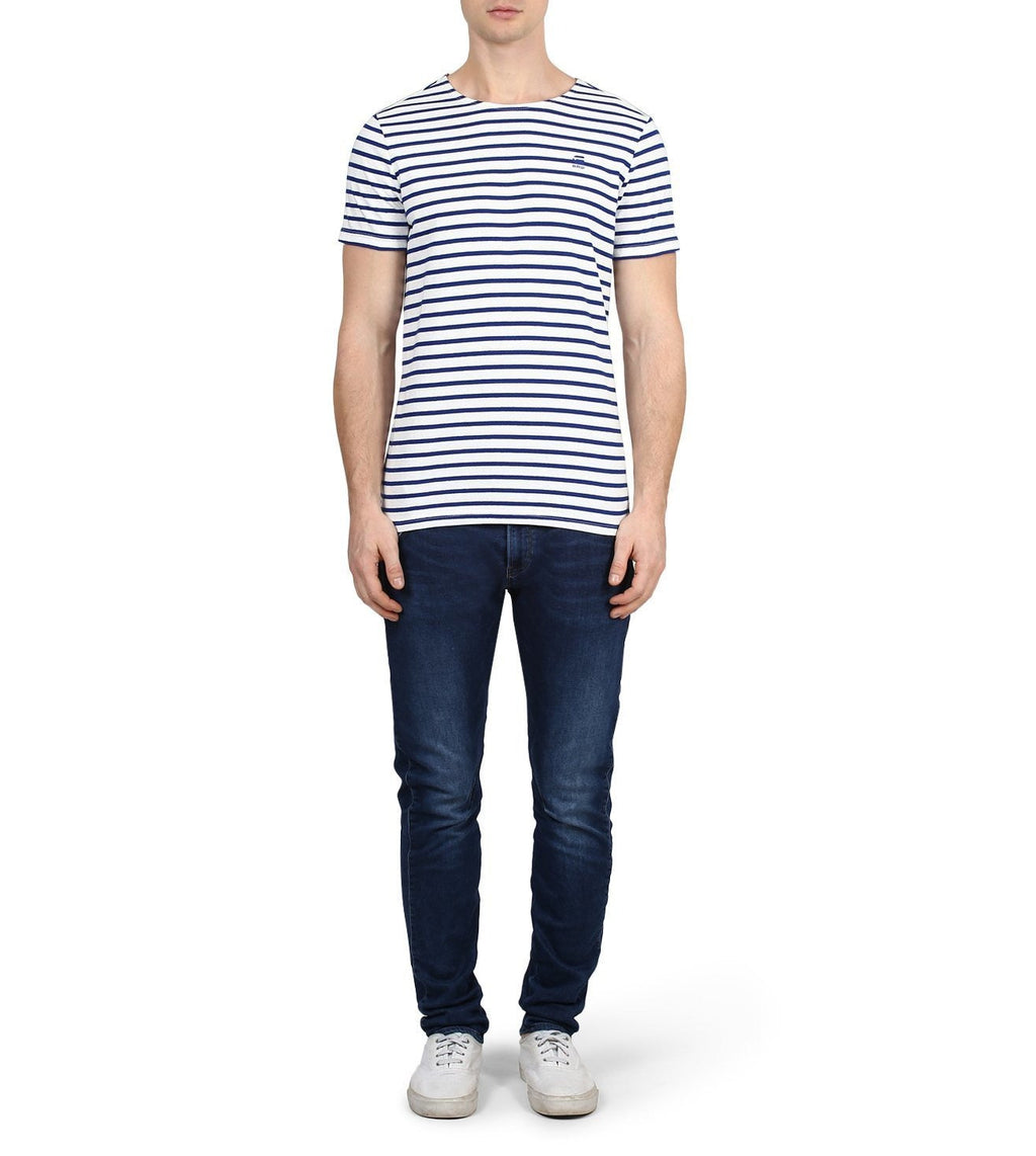 G-STAR RAW T-SHIRT SLIM FIT ROUND NECK | WHITE