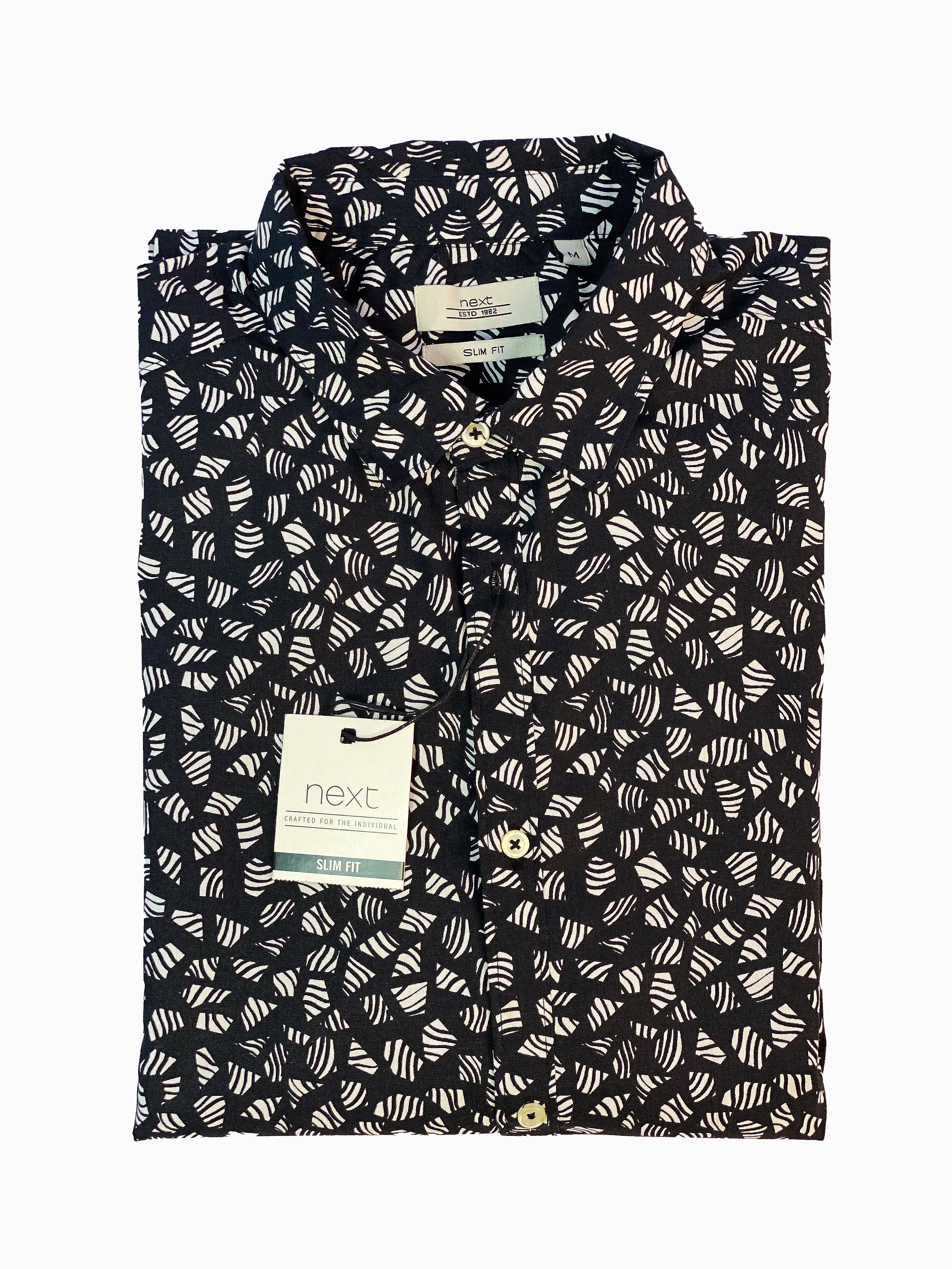 NEXT SLIM FIT SHIRT MEN | BLACK