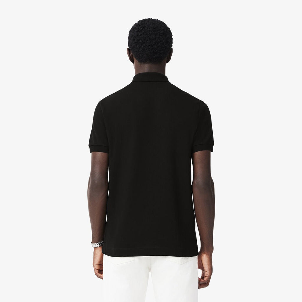 LACOSTE SLIM FIT PARIS STRETCH PIQUE POLO SHIRT | BLACK