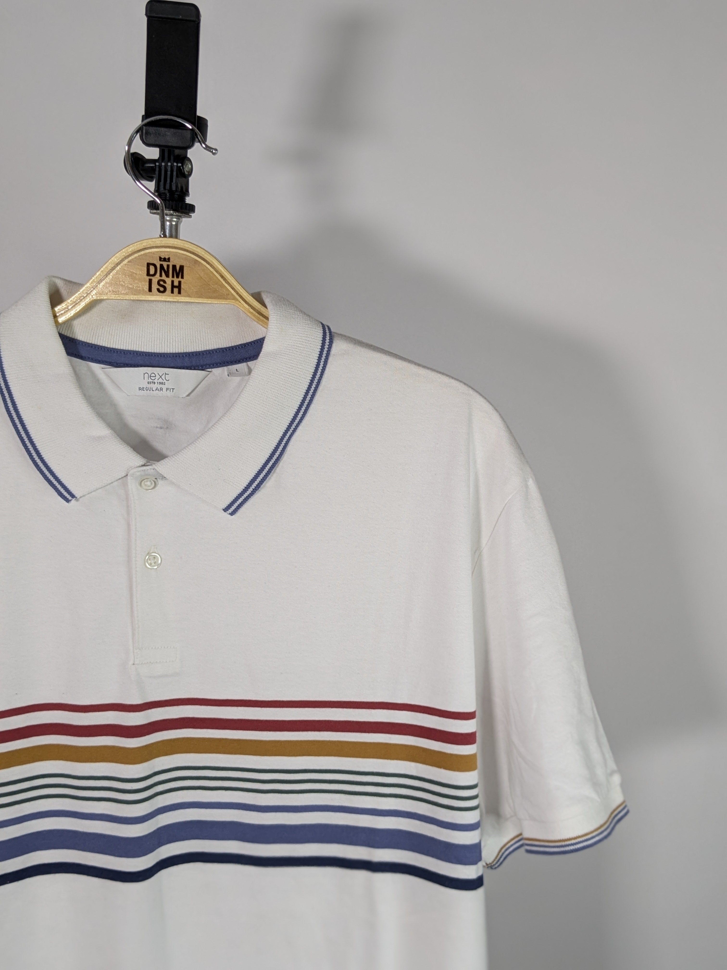 NEXT PREMIUM WHITE POLO SHIRT FOR MEN-CLASSIC ELEGANCE & COMFORT