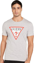 GUESS MENS CN SS ORIGINAL  LOGO T-SHIRT | GREY