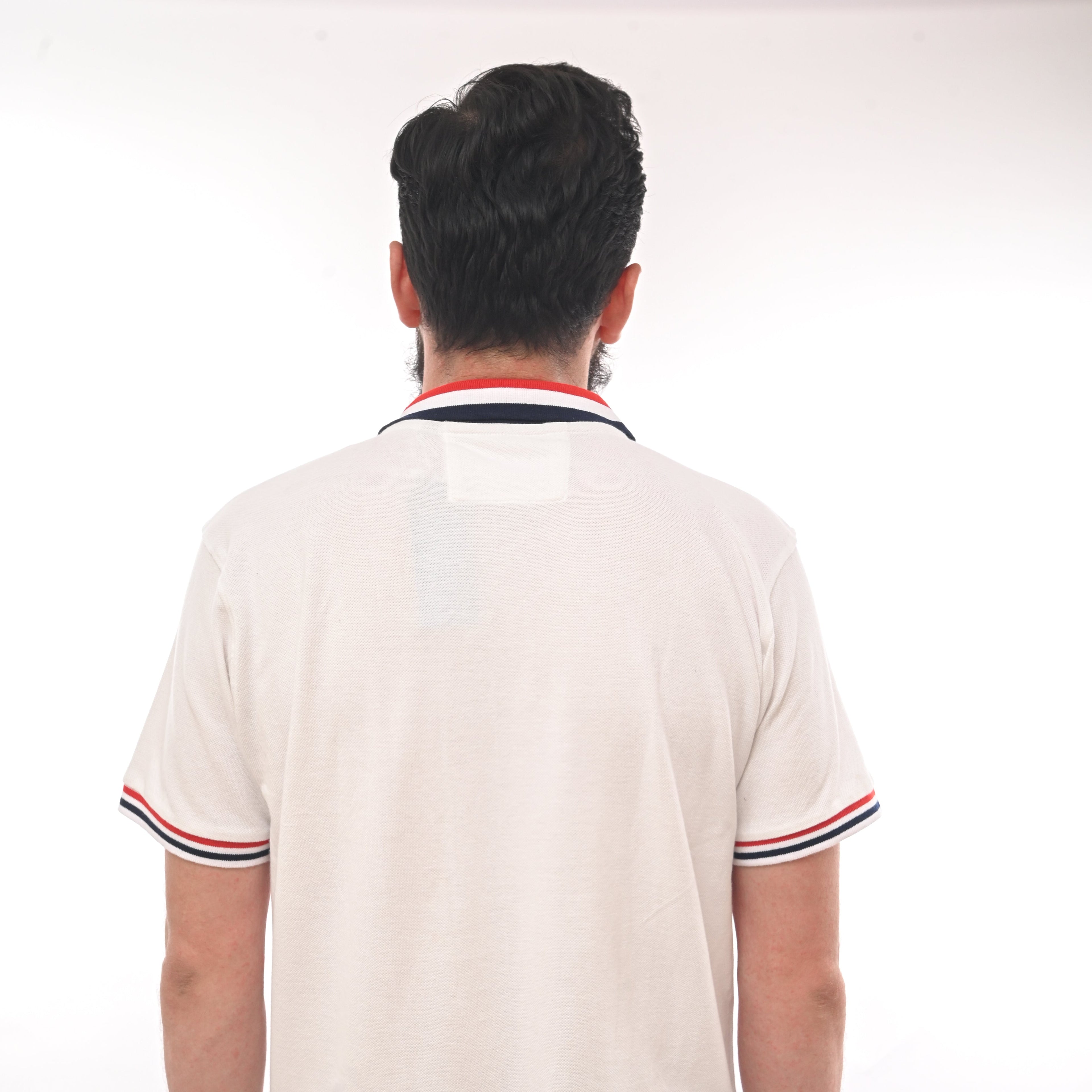 NAUTICA MENS-SHORT SLEEVE COTTON POLO | WHITE