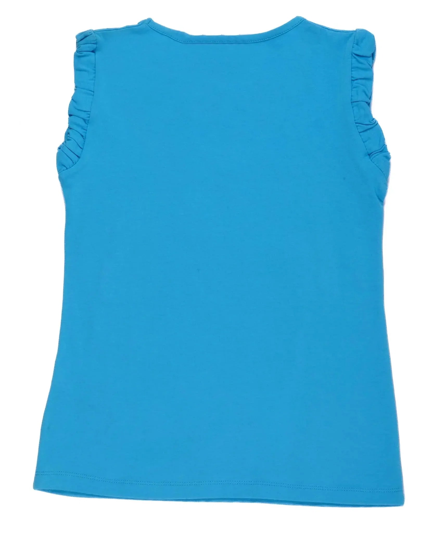Zara Baby Girls Printed Cotton T-Shirt in Blue – Soft, breathable cotton tee for little girls. Stylish & comfortable for everyday wear. Shop baby t-shirts now!