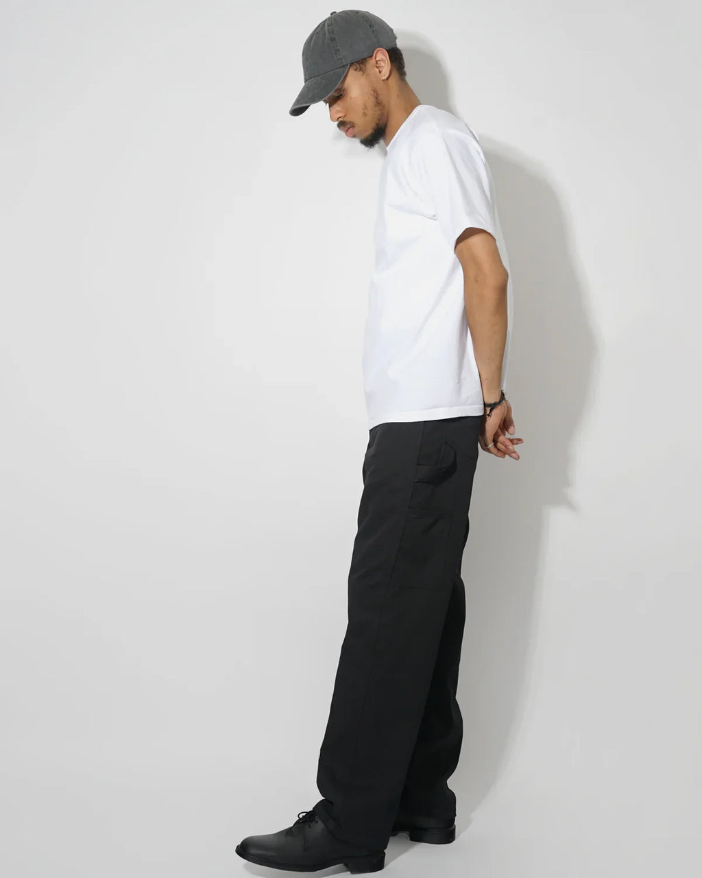 STANLEY FLEX MEN'S BLACK STRAIGHT FIT PANTS | BLACK