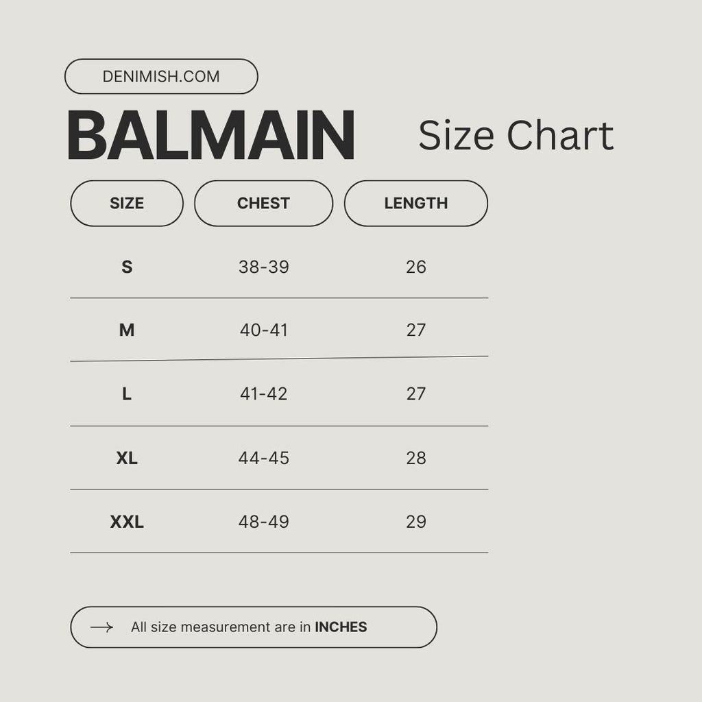 BALMAIN PARIS PREMIUM MEN'S T SHIRT | WHITE