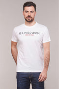 U.S POLO ASSN | BASIC INSTITUTIONAL EMBROIDERED T-SHIRT | WHITE