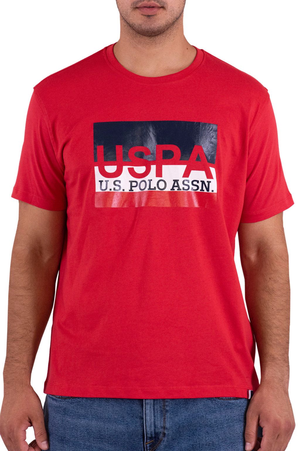 U.S POLO ASSN BASIC MEN T-SHIRT | RED