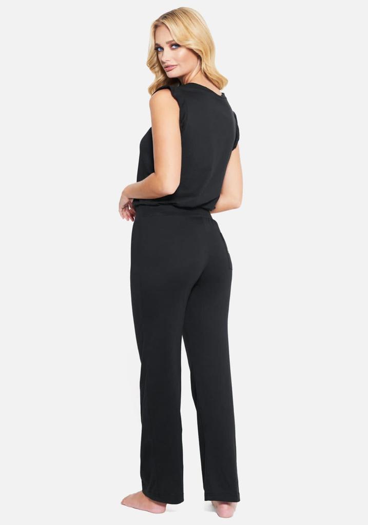 BEBE-WOMENS-PAJAMA SETS SHORTS SLEEVE | BLACK