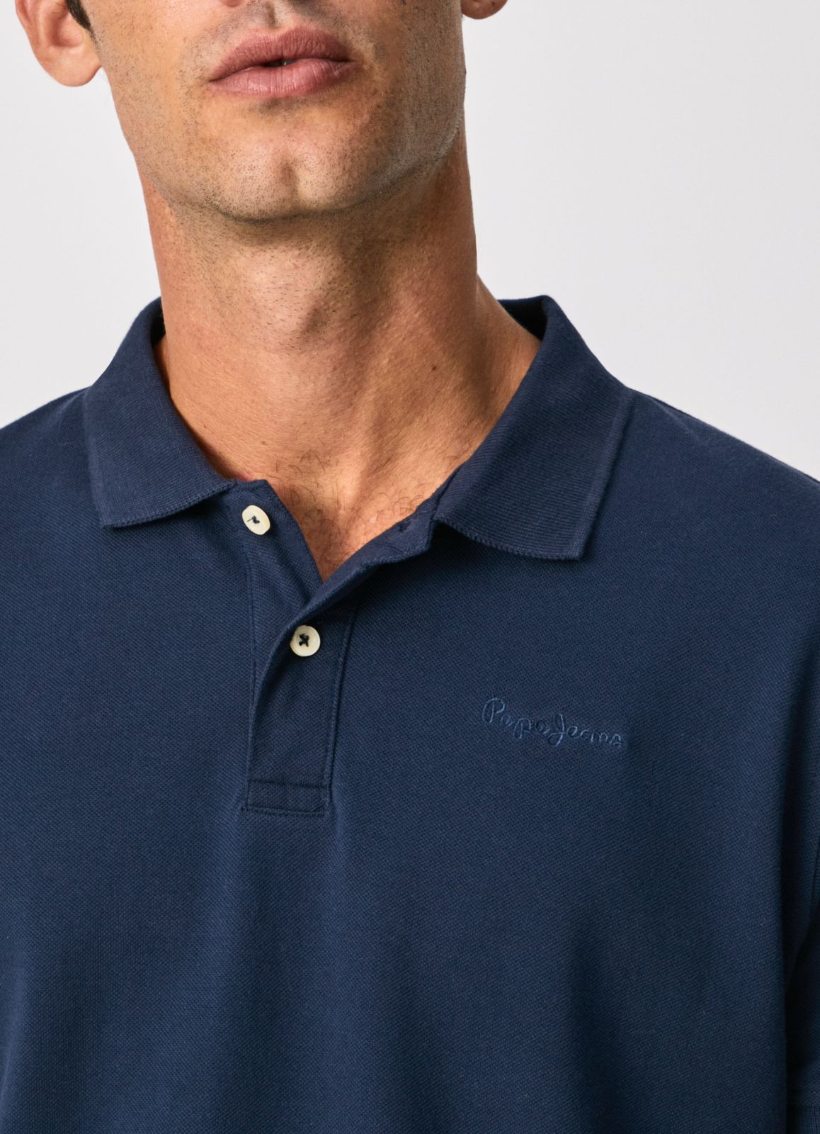 PEPE JEANS LONDON JET COTTON POLO | DARK BLUE – MEN'S PREMIUM POLO SHIRT