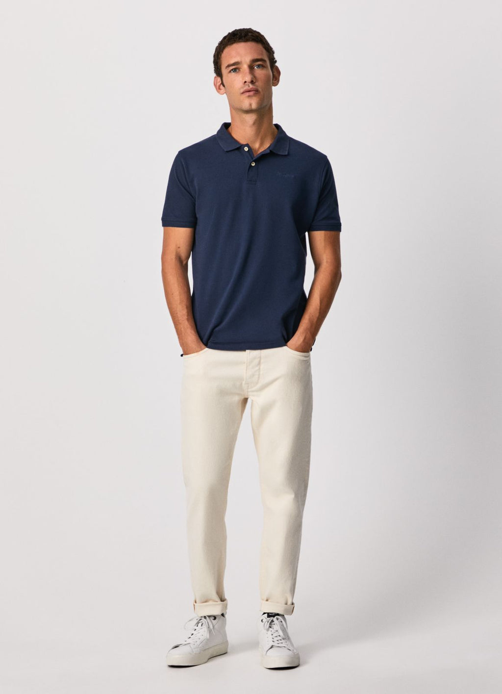 PEPE JEANS LONDON JET COTTON POLO | DARK BLUE – MEN'S PREMIUM POLO SHIRT