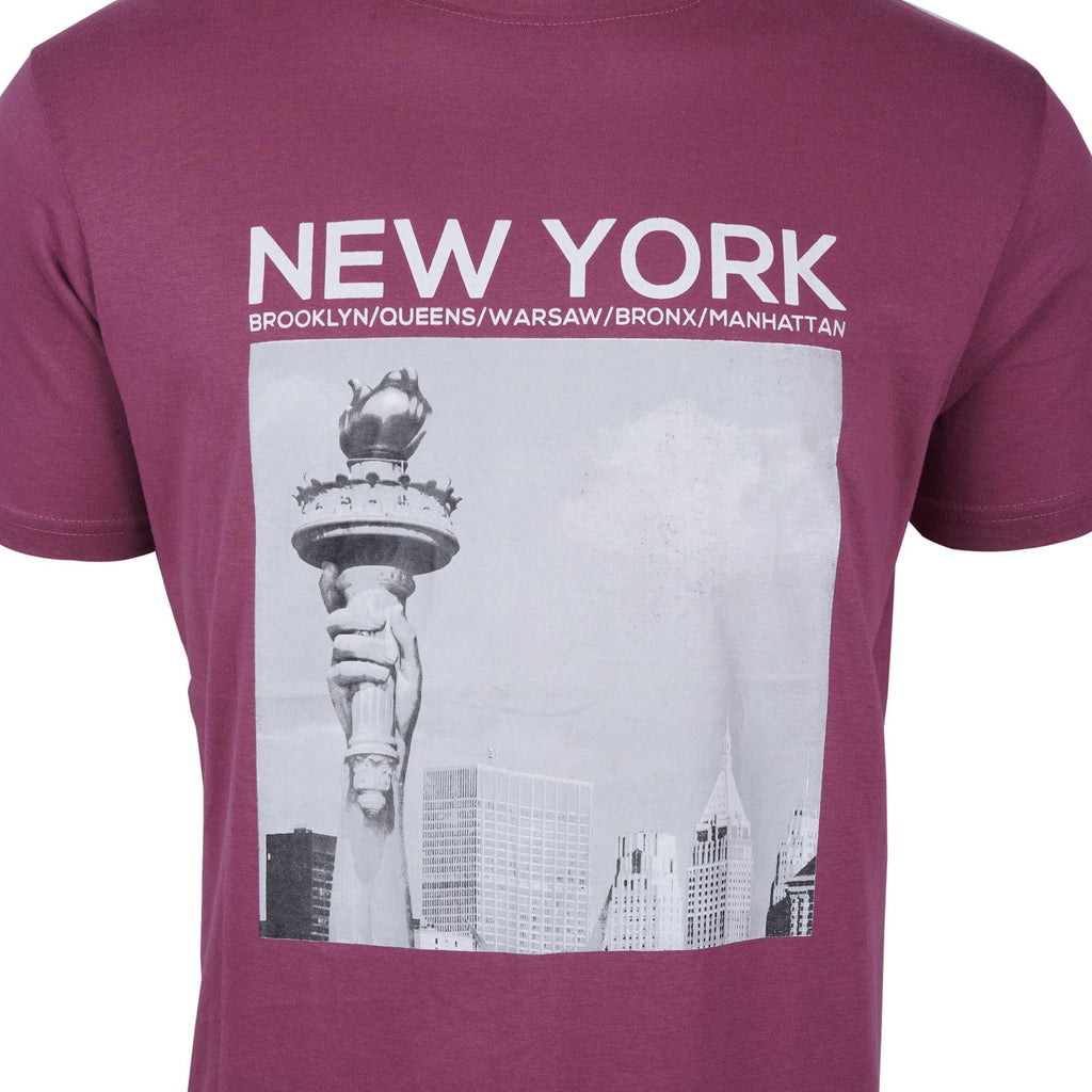 PULL & BEAR SHORT SLEEVE T SHIRT | TEA PINK