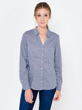 CAMAIEU-WOMEN SHIRT-GEOMETRIC | BLUE