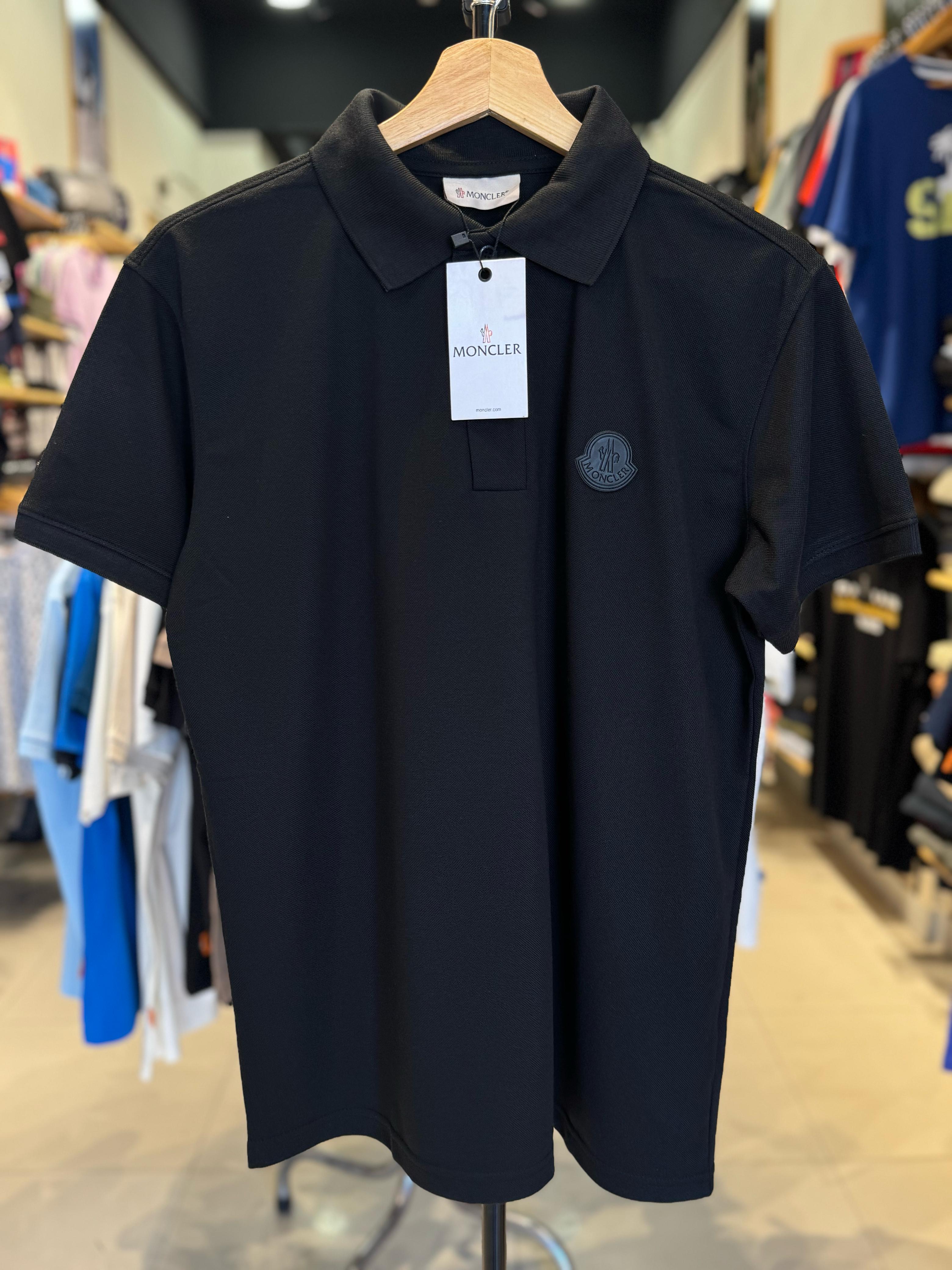 MONCLER - LUXE POLO SHIRT | BLACK