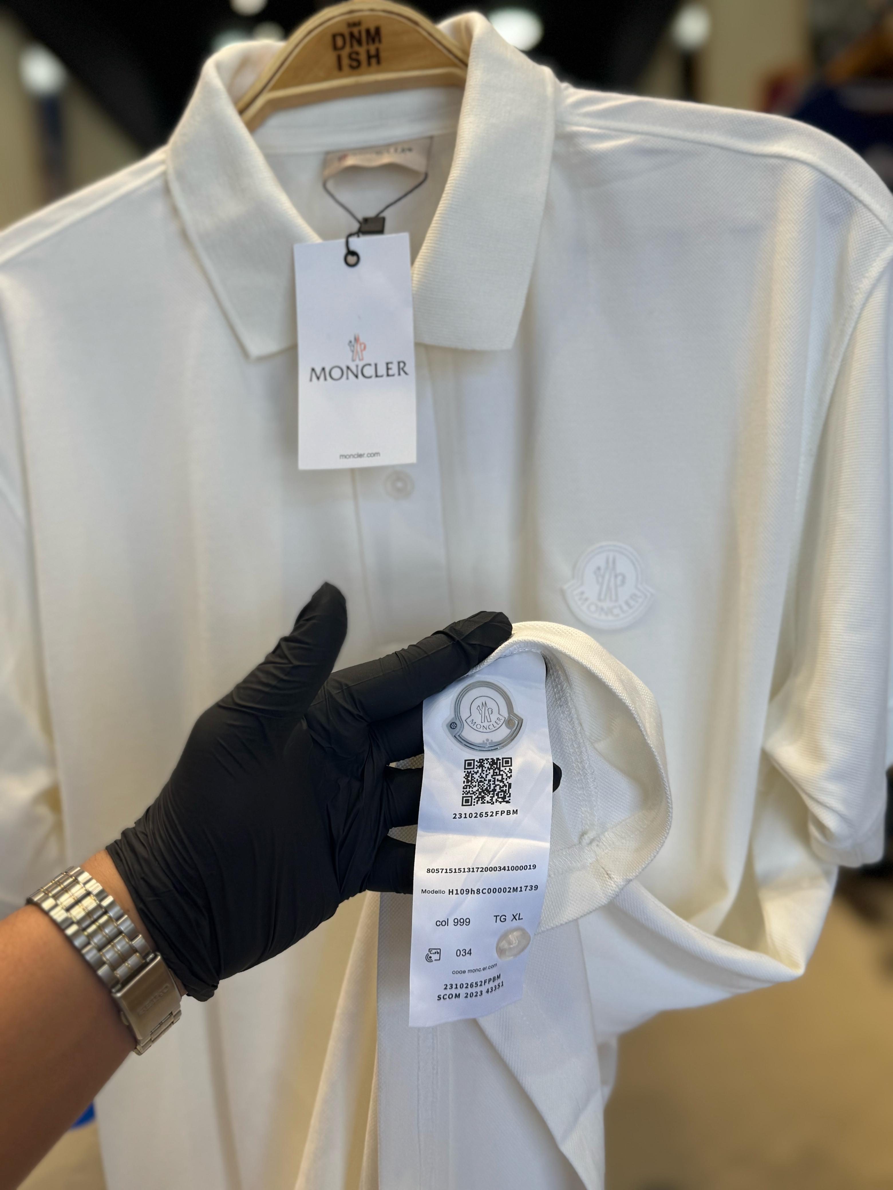 MONCLER - LUXE POLO SHIRT | WHITE