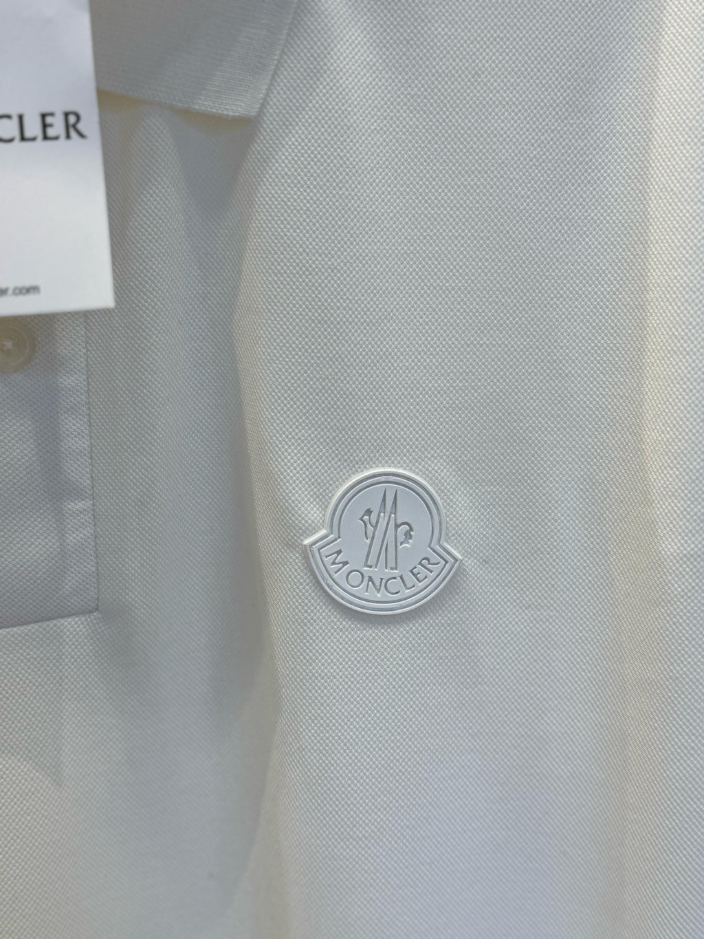 MONCLER - LUXE POLO SHIRT | WHITE
