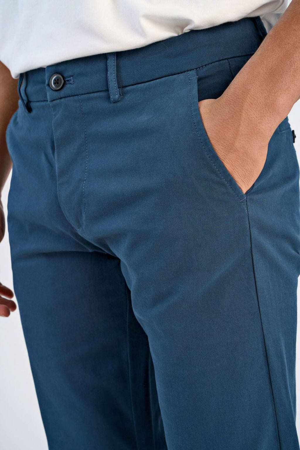 J.LIND CLASSIC MEN SUPERFLEX CHINOS | BLUE
