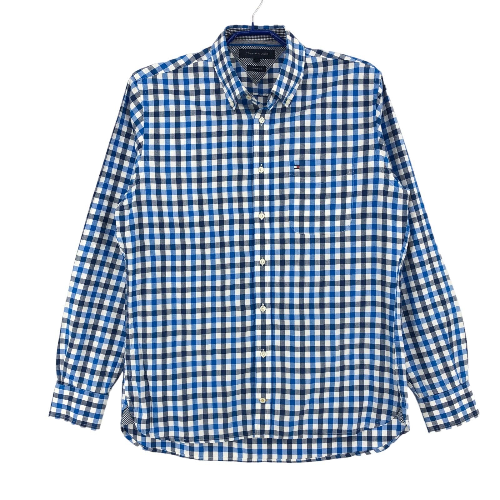 TOMMY HILFIGER MEN’S SLIM FIT CHECKED SHIRT | WHITE