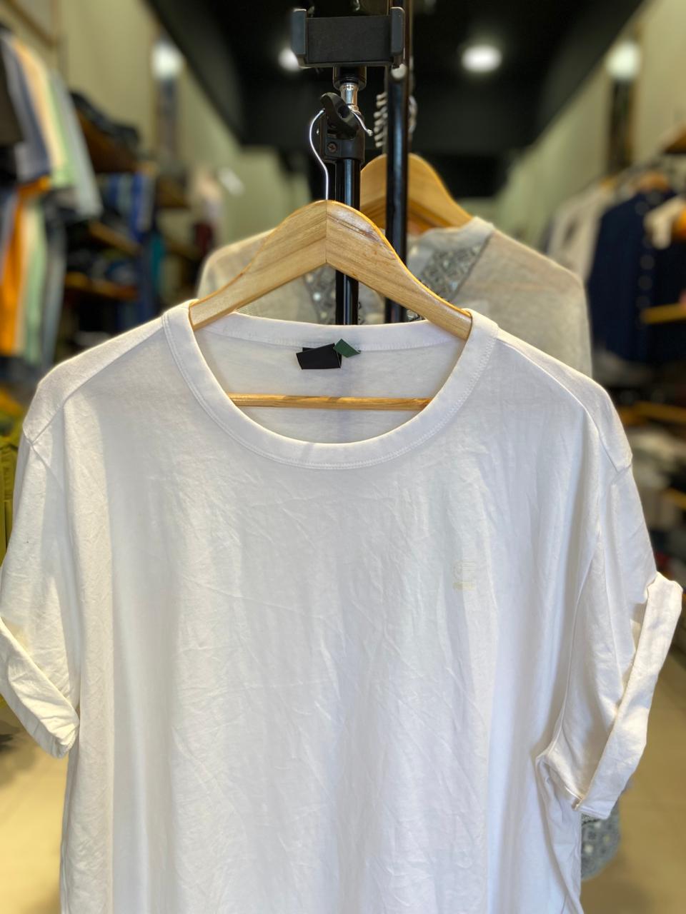 G-STAR RAW REGULAR FIT CREW NECK T-SHIRT | WHITE