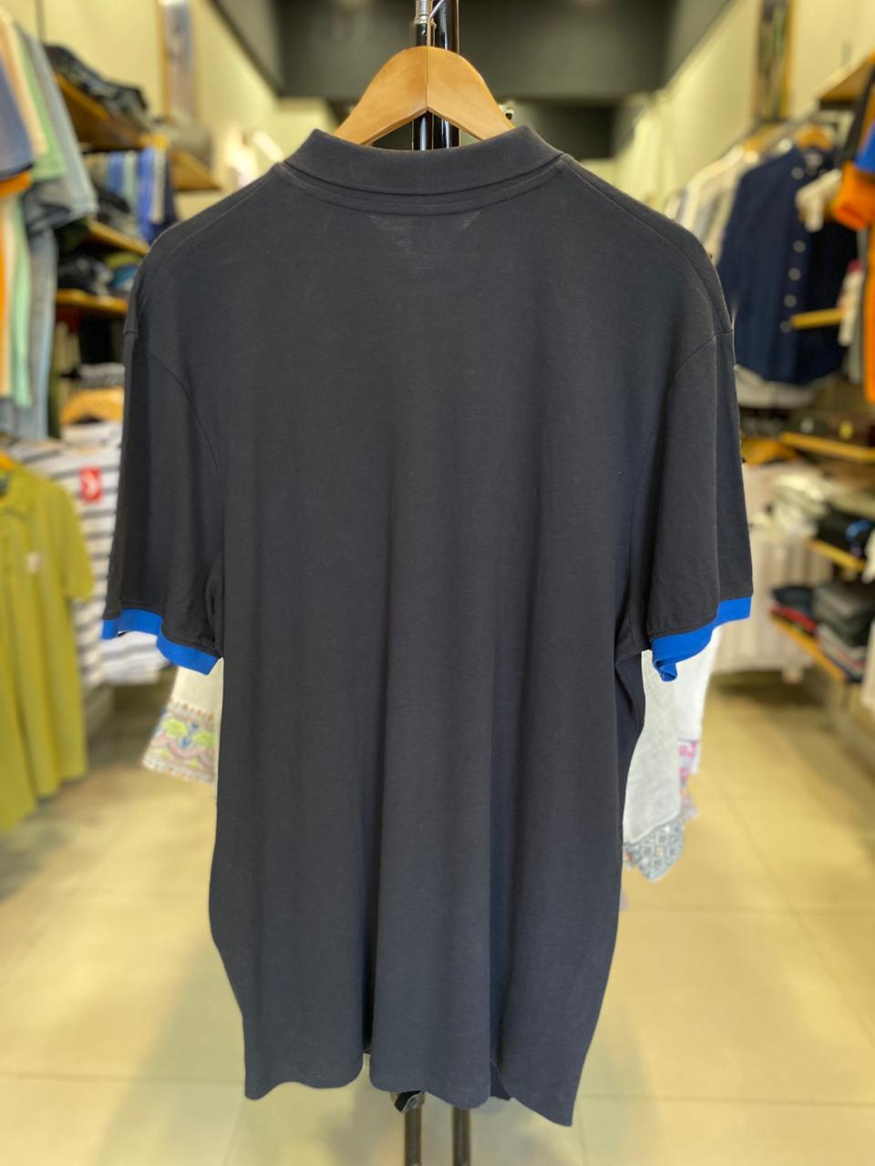 JACK & JONES PLAIN POLO | NAVY BLUE