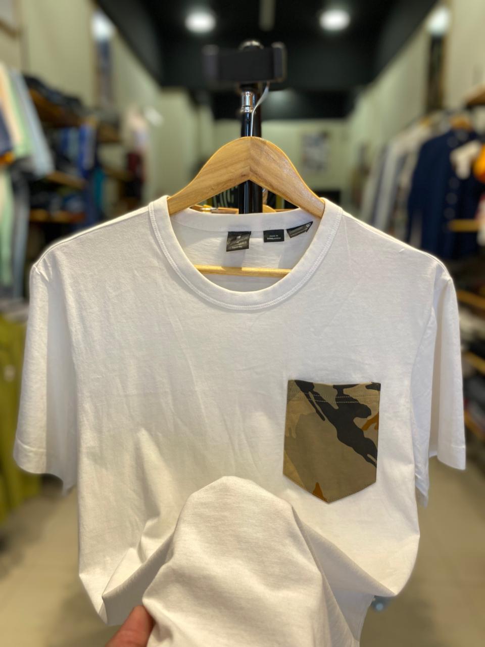 G-STAR RAW T-SHIRT SLIM FIT ROUND NECK | WHITE