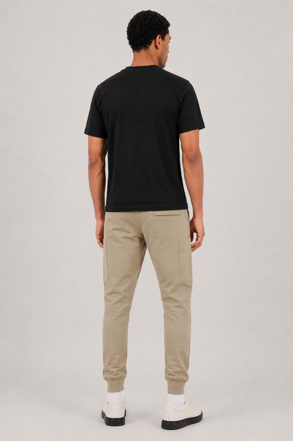 CLAYTON STREET CULTURE PLUSH JOGGER TROUSER | BEIGE