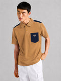 PRADA MEN'S POLO EMBROIDERY LOGO | GOLD