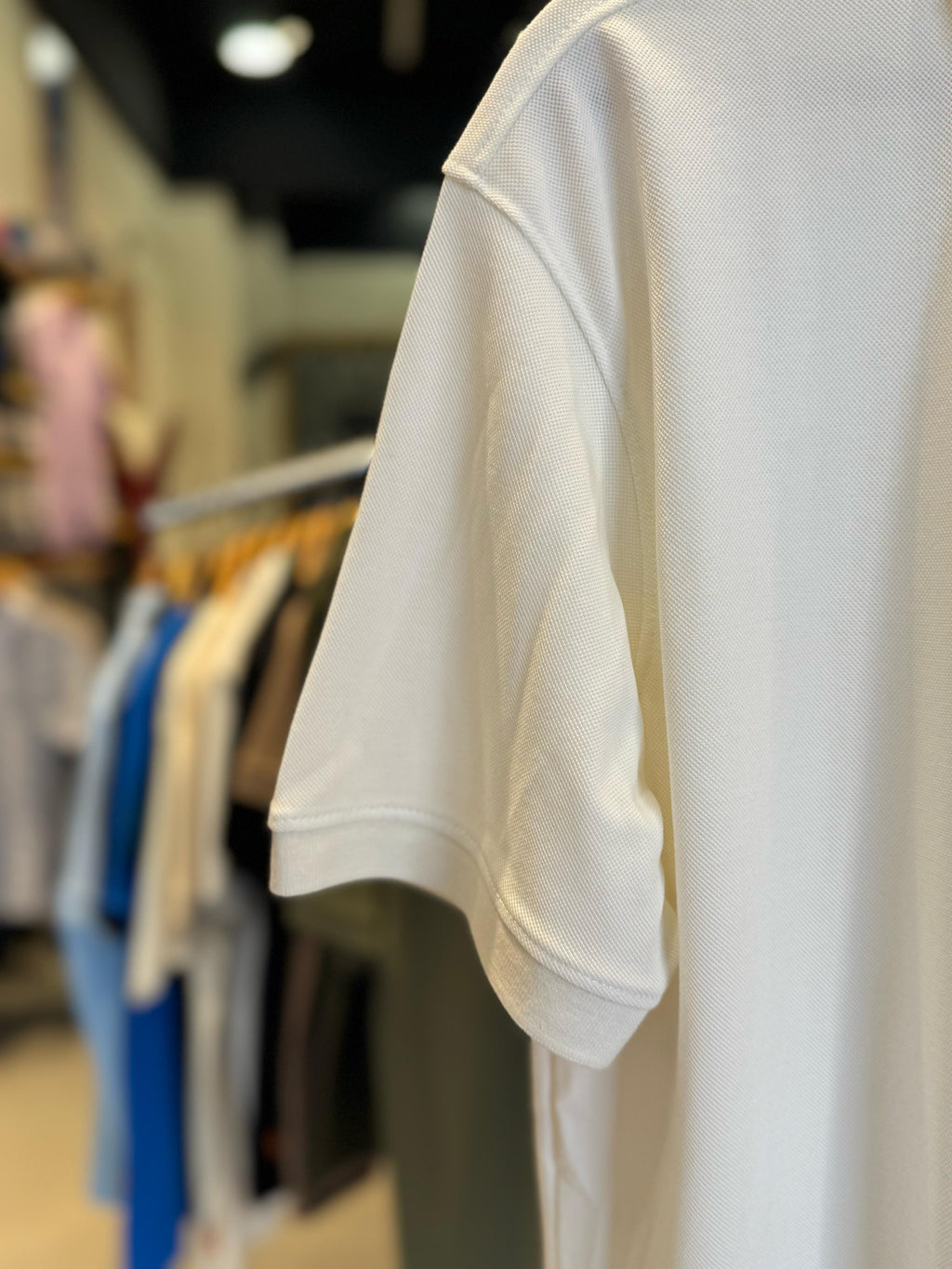 MONCLER - LUXE POLO SHIRT | WHITE