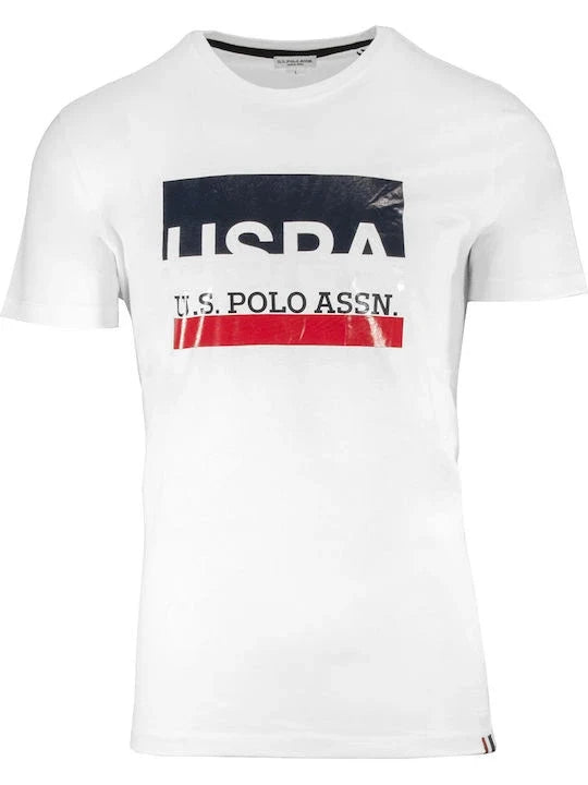 U.S. POLO ASSN classic white t-shirt for men
