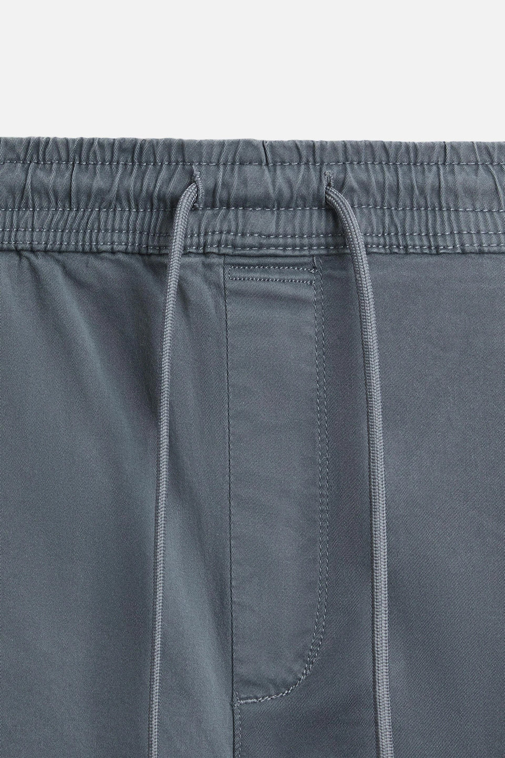 ZARA duck blue jogger waist trousers for men & women