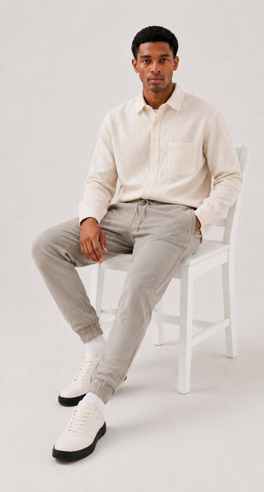 CLAYTON STREET CULTURE PLUSH TROUSER | CAMEL BROWN