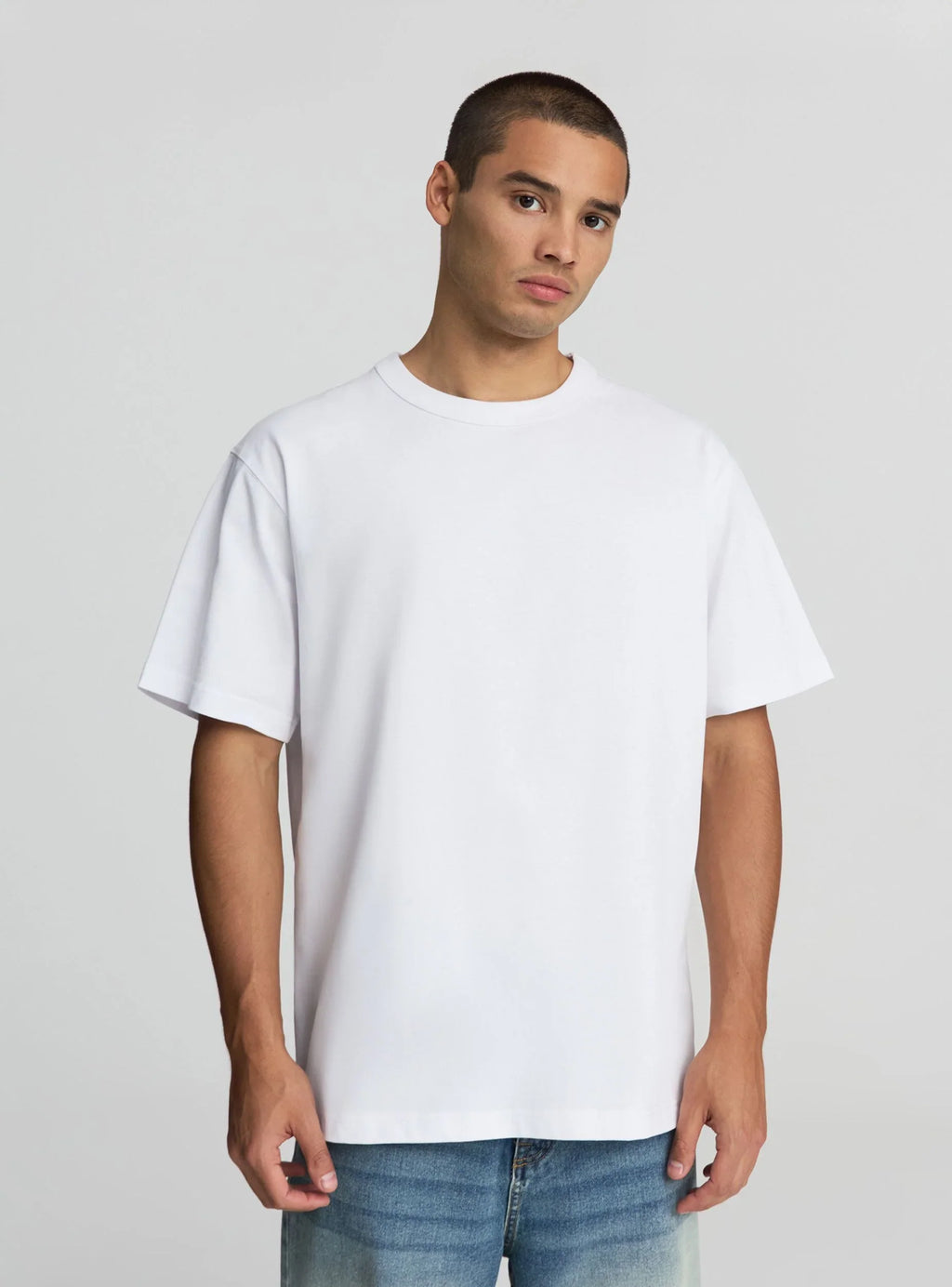TERRANOVA HEAVYWEIGHT SOLID COLOR T-SHIRT | OPTICAL WHITE