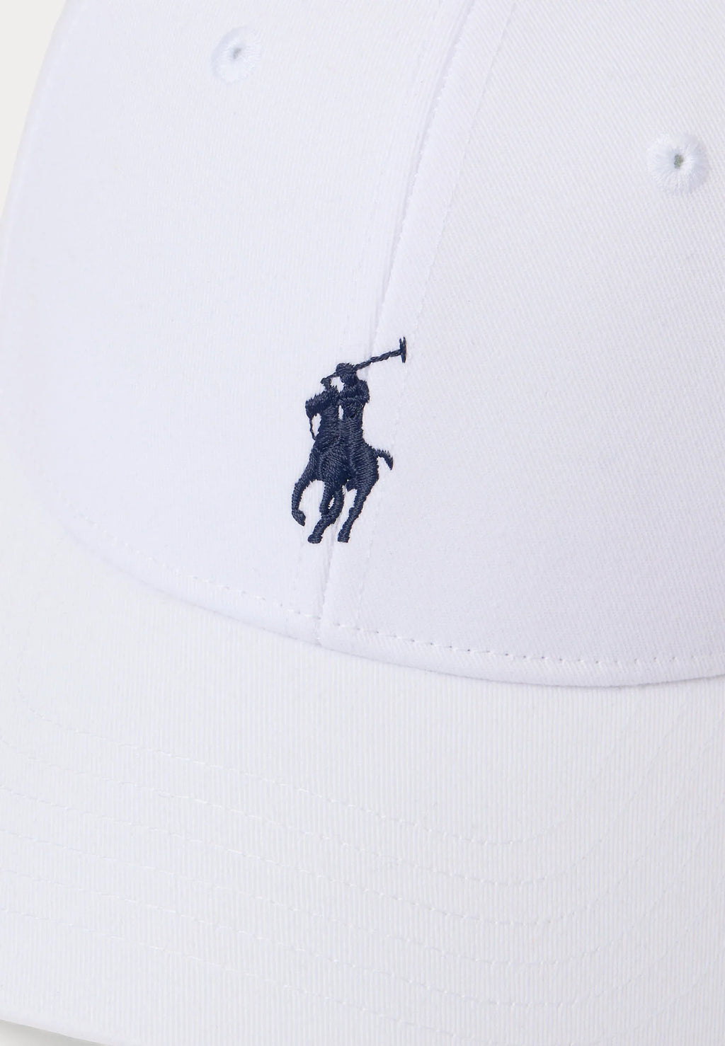 POLO RALPH LAUREN SMALL PONY BASEBALL CAP | WHITE
