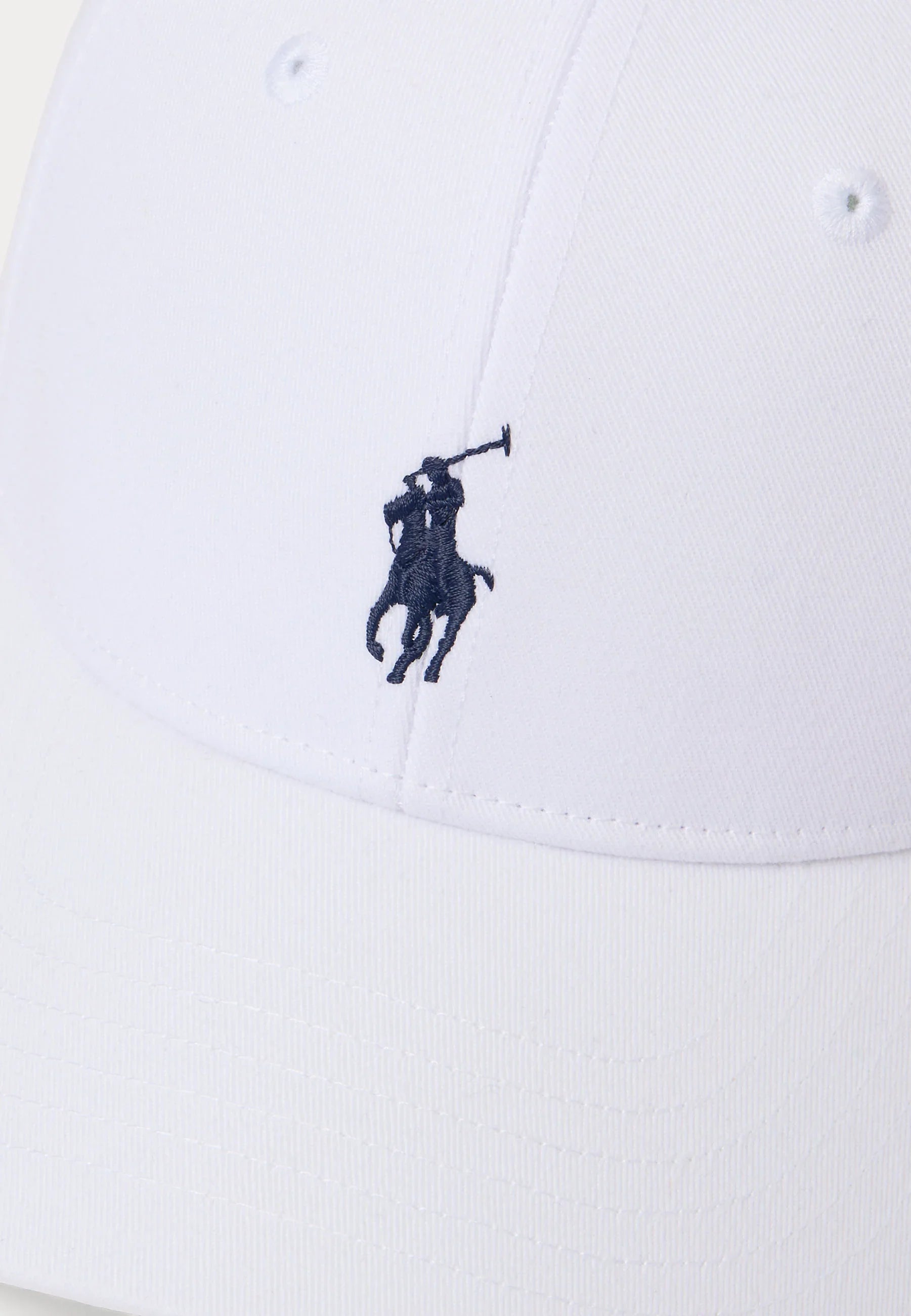 POLO RALPH LAUREN SMALL PONY BASEBALL CAP | WHITE