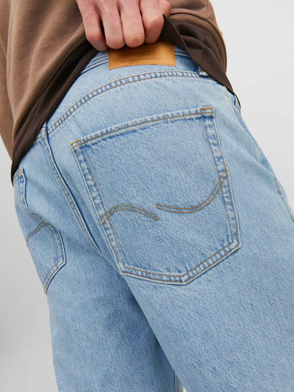 JACK & JONES light blue baggy fit jeans for men