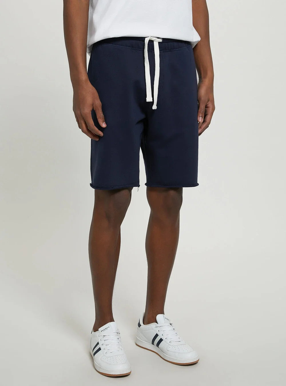 ALCOTT Cotton Bermuda Shorts - Navy Blue for men, stylish & comfy.
