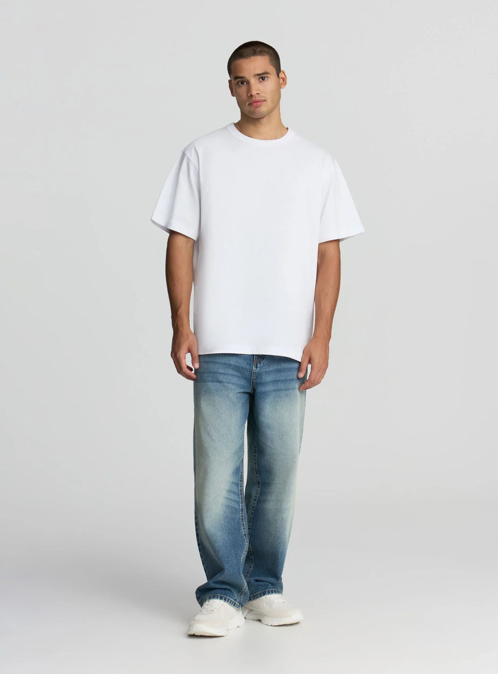 TERRANOVA HEAVYWEIGHT SOLID COLOR T-SHIRT | OPTICAL WHITE