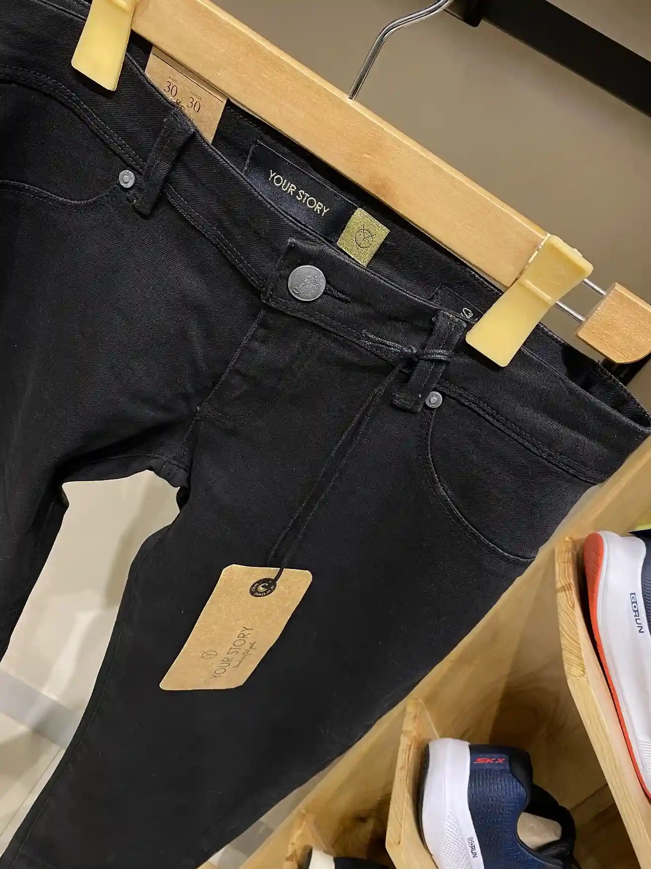 Your Story Slink Women's Shaper Jegging Jeans in Black – A sleek, stretchy, and figure-enhancing denim for all-day comfort and style.