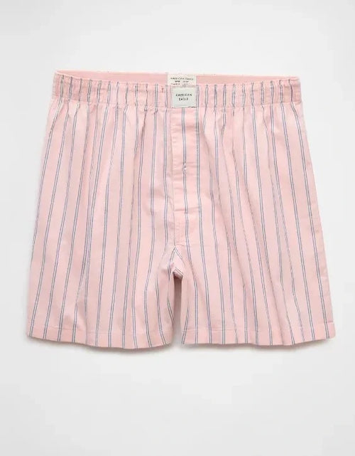 AMERICAN EAGLE pink striped boxer shorts for men