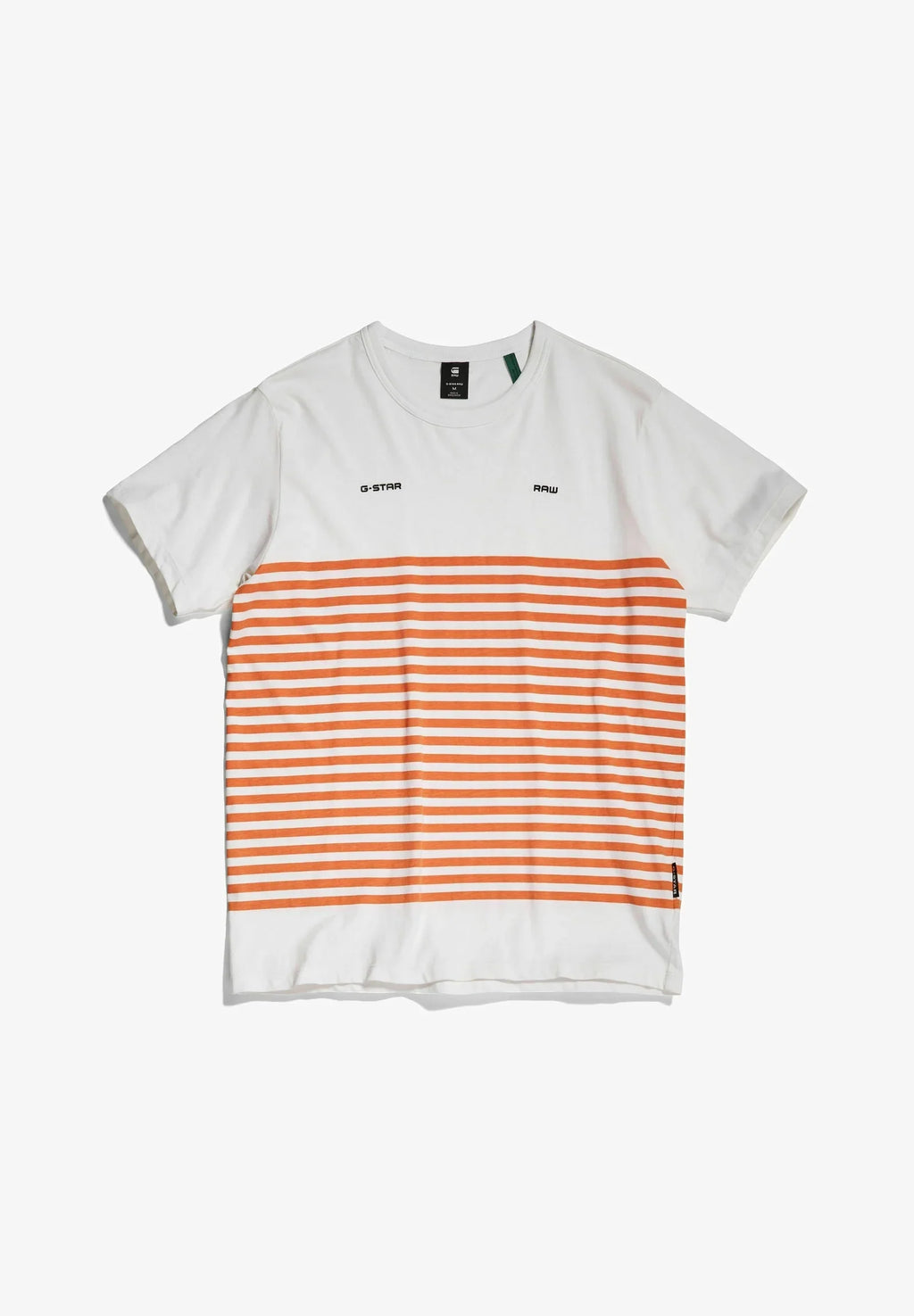 G-STAR RAW PRE-OWNED PRINT T-SHIRT ROUND NECK | WHITE