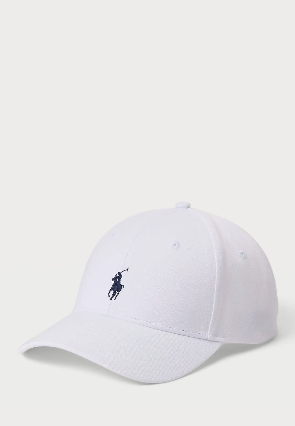 POLO RALPH LAUREN SMALL PONY BASEBALL CAP | WHITE