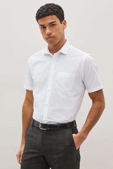 NEXT ESAY CARE SHIRT SLIM FIT | WHITE