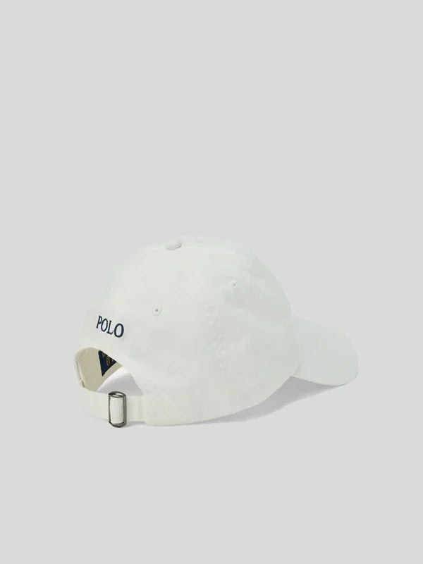 Ralph Lauren Big Pony Baseball Cap in white, a stylish and adjustable cap for men. Ideal for casual, gym, and outdoor wear. Available online in Pakistan.