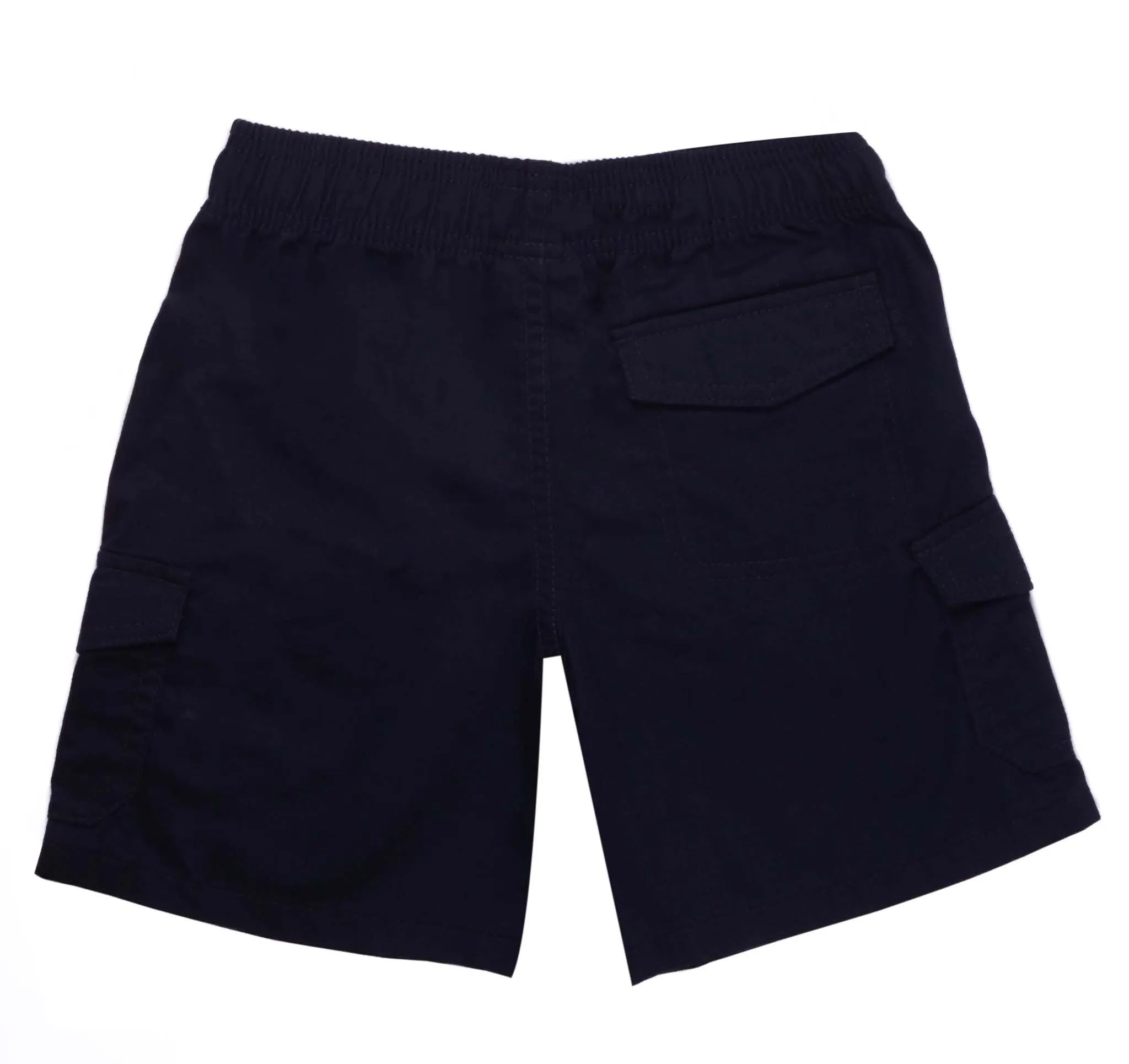 navy blue kids cargo shorts – durable, comfy, and stylish.