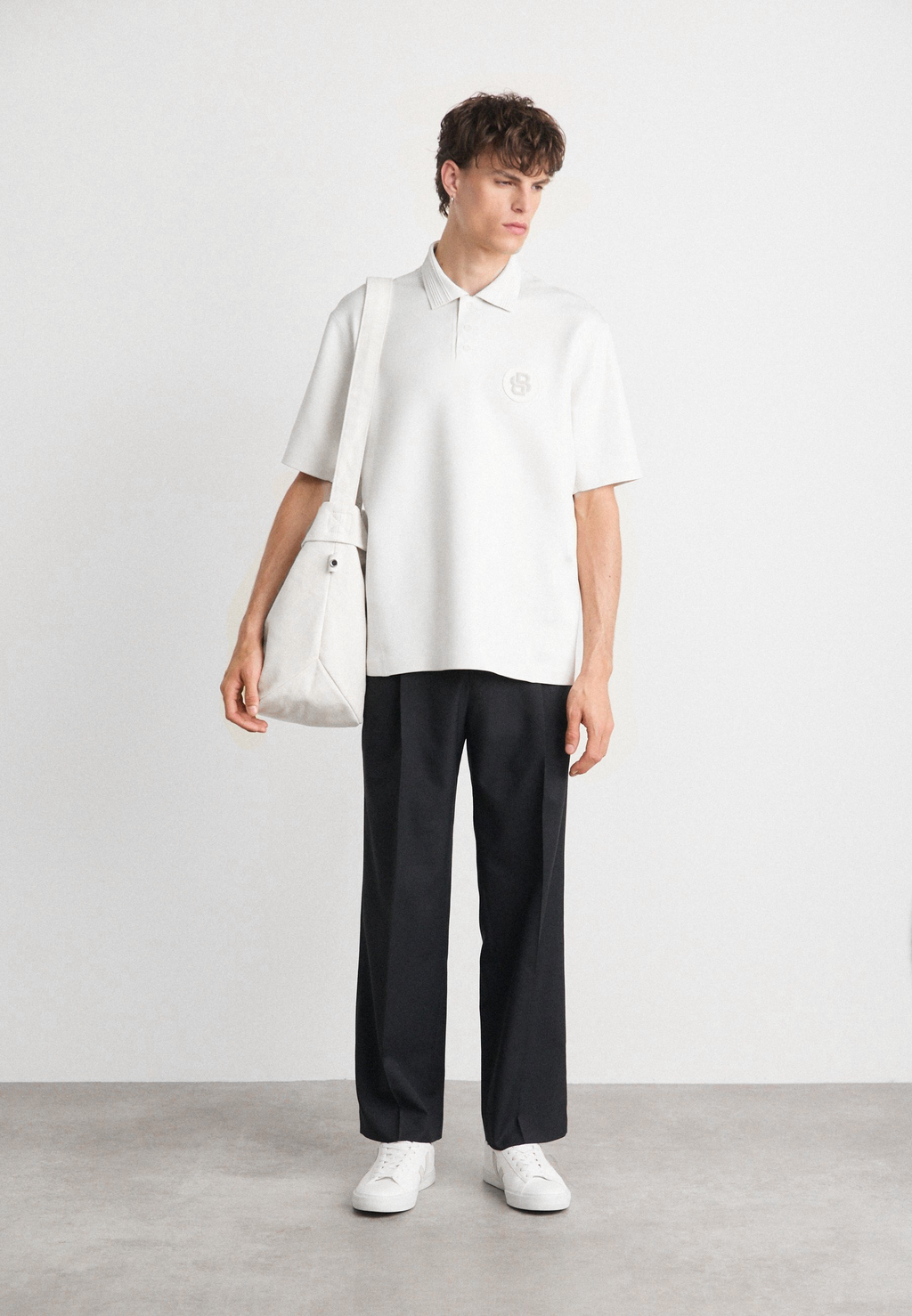 HUGO BOSS PIRAX BB POLO SHIRT | WHITE