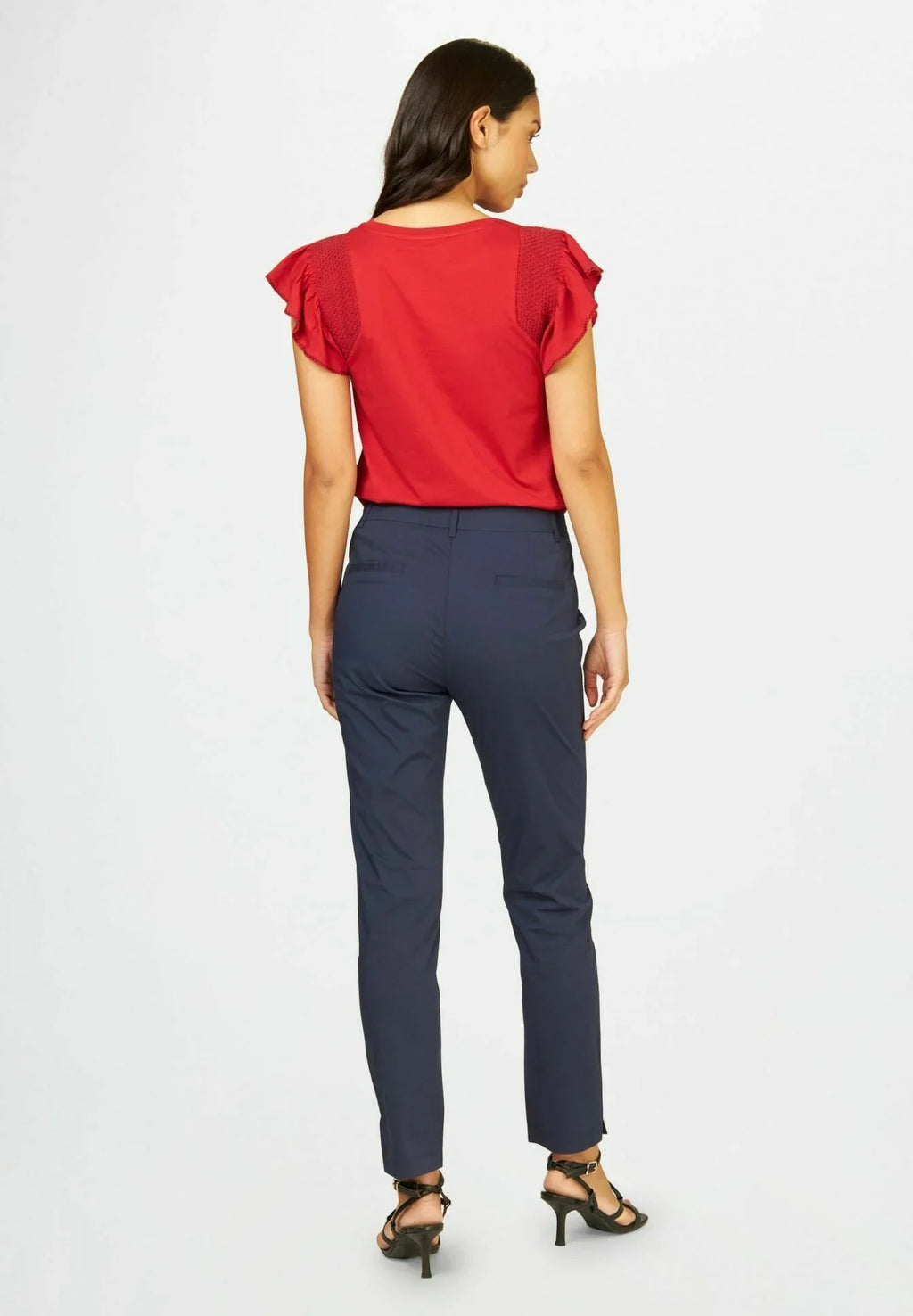 CONBIPEL SMOCK STICH - PRINT  T- SHIRT | RED