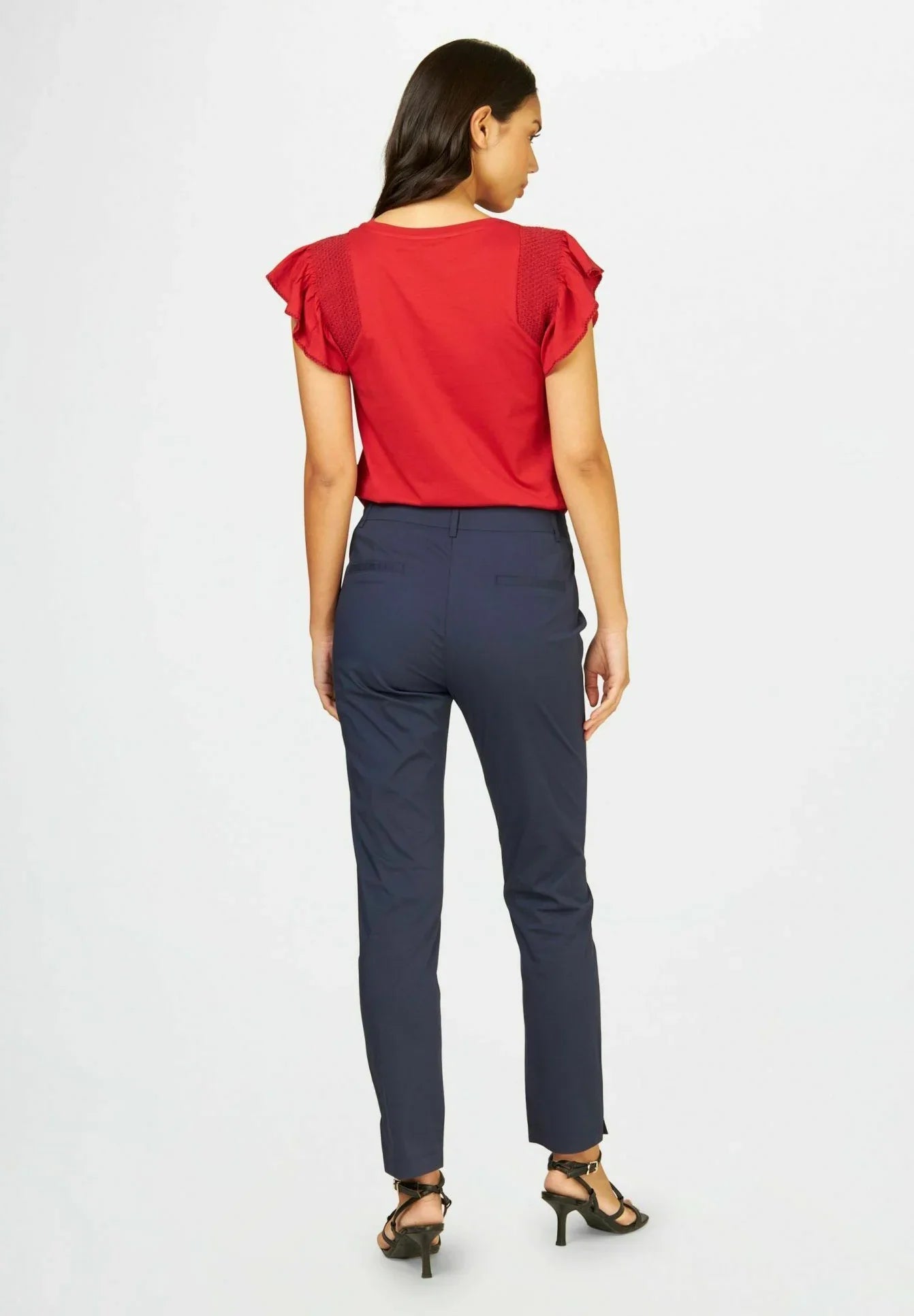 CONBIPEL SMOCK STICH - PRINT  T- SHIRT | RED