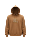 BURBERRY EMBROIDERY LOGO HOODIE WITH SILICONE PATCH | BRONZE